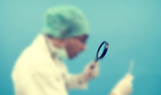 doktor, lekarz, lupa
