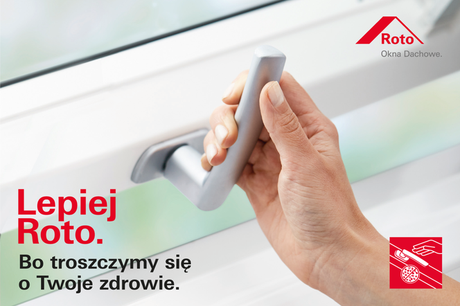 Klamka antybakteryjna ROTO ostateczne