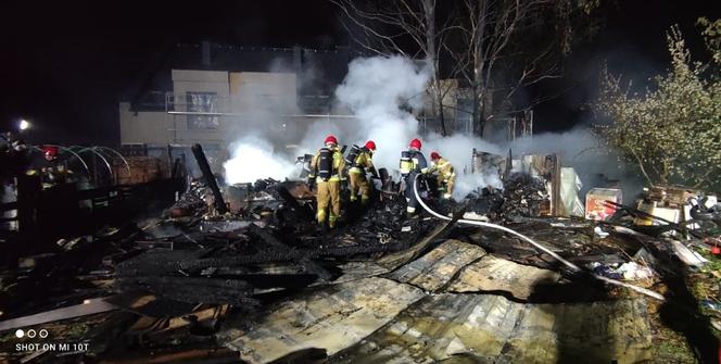 Mężczyzna zginął w pożarze! Tragiczna noc w Pile
