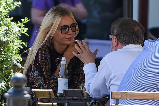 Agnieszka Woźniak-Starak na spotkaniu z Edwardem Miszczakiem