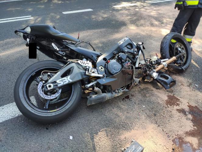 Tragiczny wypadek 44-letniego motocyklisty w województwie łódzkim