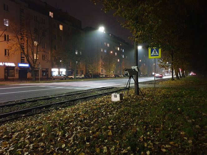 Fotoradar na Saskiej Kępie