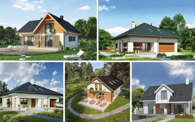 5 najlepszych projektów z poddaszem użytkowym