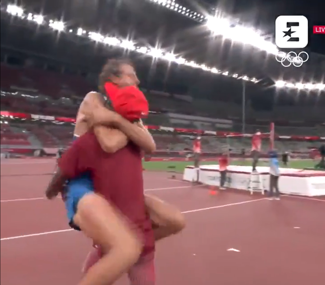 Gianmarco Tamberi i Mutaz Essa Barshim.