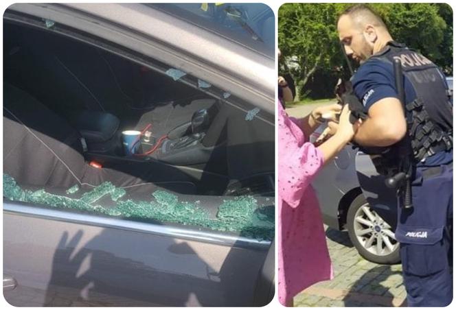 Zamknęła psa w samochodzie rozgrzanym jak piekarnik. Tłumaczyła, że tylko na chwilę