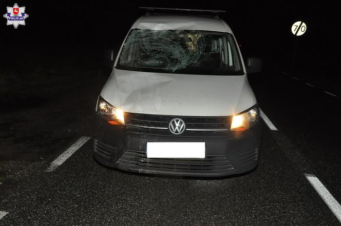 Kierowca Volkswagena najechał na niewidzialnego rowerzystę. Cyklista miał w organizmie 2,5 promila