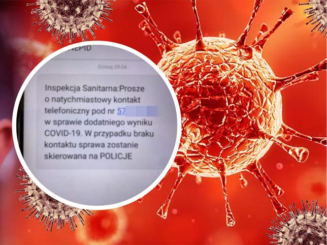 FAŁSZYWE SMS od inspekcji sanitarnej. STRASZĄ policją!