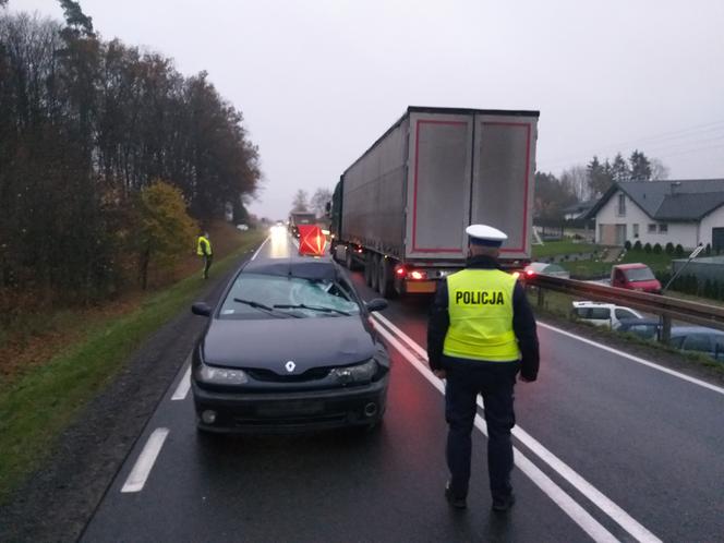 Marcinkowo. Potrącenie na DK 16