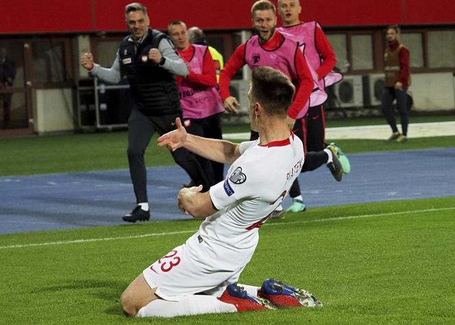 Krzysztof Piątek w meczu Austria Polska - piękny gol i cieczynka