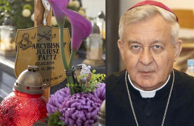 Arcybiskup Juliusz Paetz. Miał spocząć w katedrze, skończył w drewnianej mogile