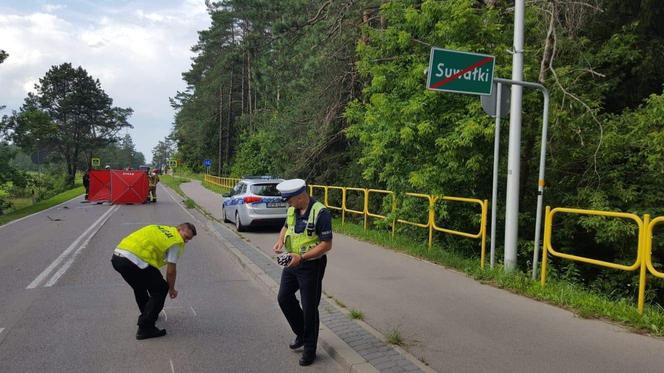 Wypadek w Suwałkach