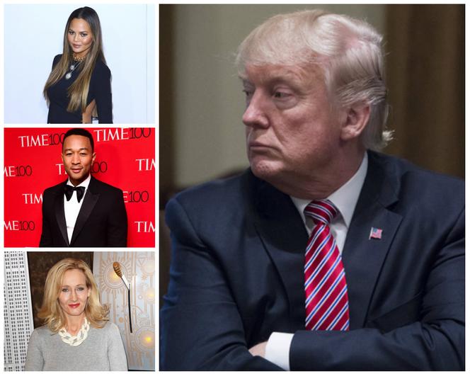 Donald Trump atakowany przez gwiazdy