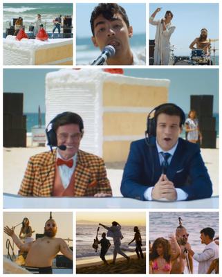 Zdjęcia z teledysku do Cake by The Ocean by DNCE