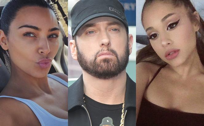 Kim Kardashian, Eminem, Ariana Grande