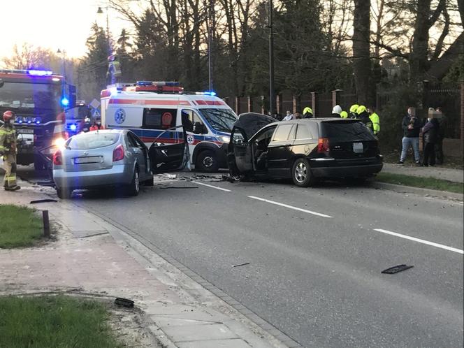 Potworny wypadek w Konstancinie