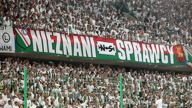 nieznani sprawcy kibice Legia