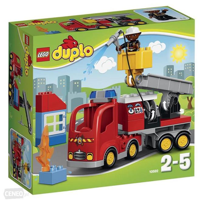 Lego Duplo wóz strażacki