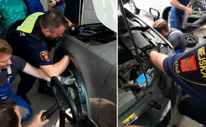 Łódź: pojechał umyć auto, okazało się, że trzeba je natychmiast rozebrać. Liczyła się każda minuta!