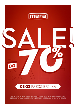Rozpoczęła się wielka akcja wyprzedażowa w galeriach wnętrz Mera!