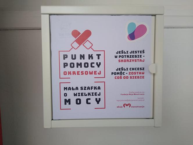 W Rzeszowie powstał Punkt Pomocy Okresowej z darmowymi produktami menstruacyjnymi