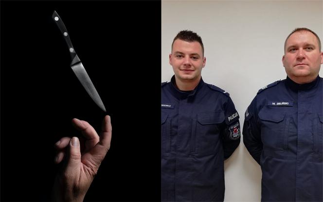 Policjanci z Wąbrzeźna uratowali kobietę