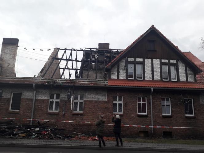 Spalony familok w Czechowicach-Dziedzicach