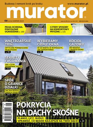 Okładka Murator 08/2019