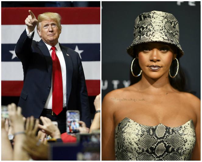Donald Trump, Rihanna