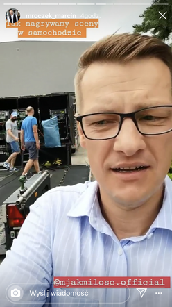 M jak miłość na planie: Marcin Mroczek (Piotrek)