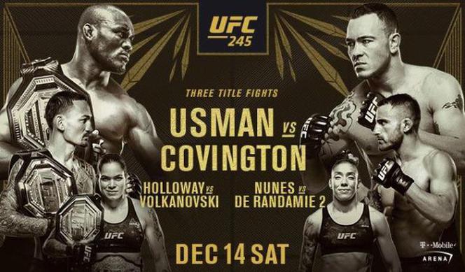 UFC 245 KARTA WALK