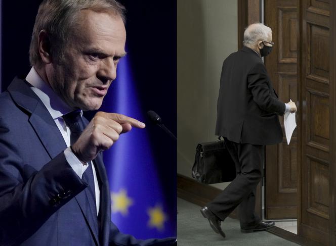 Donald Tusk, Jarosław Kaczyński