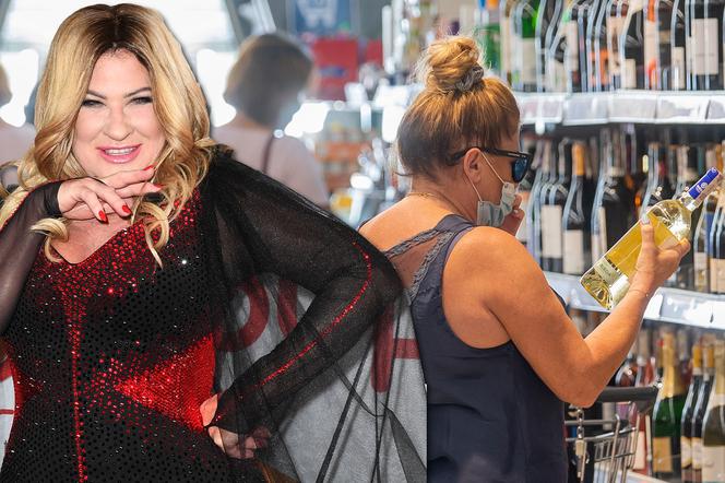 Beata Kozidrak - tak kupuje alkohol