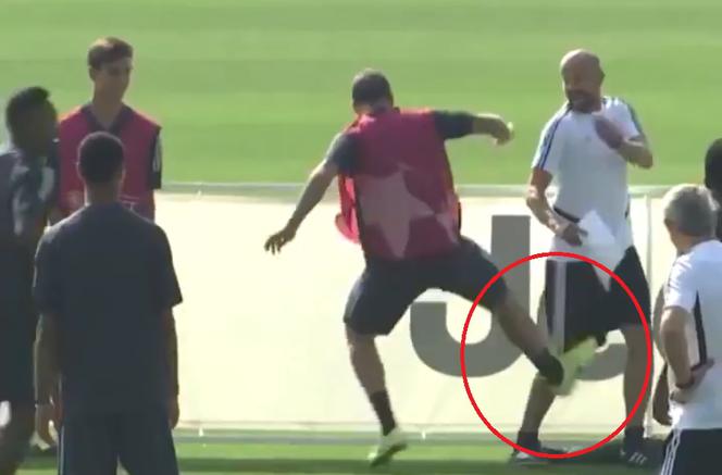 Gonzalo Higuain oszalał na treningu