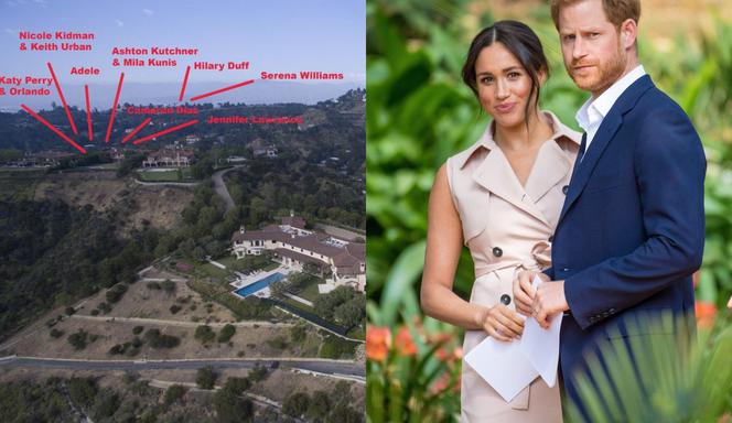 Książę Harry i Meghan Markle mieszkają po sąsiedzku z Adele