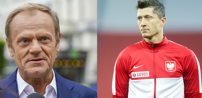 Donald Tusk, Robert Lewandowski