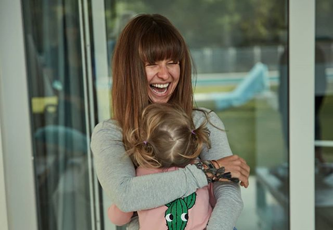 Anna Lewandowska z Klarą