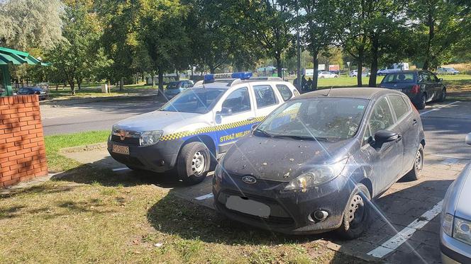 Kradziony samochód na Ratajach