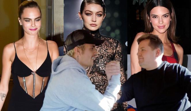 Justin Bieber, James Corden, Kendall Jenner, Gigi Hadid, Cara Delevingne