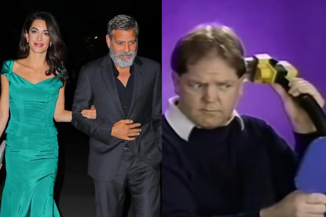 George Clooney unikał fryzjera
