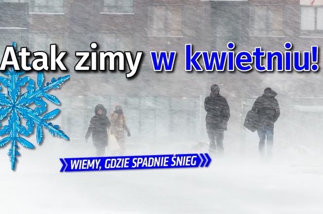 Atak zimy w kwietniu! - wiemy, gdzie spadnie śnieg