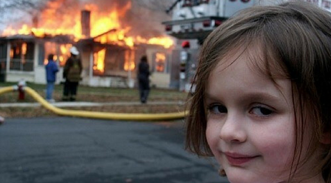Zoe Roth jako Disaster Girl w 2006 roku