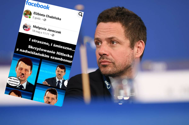 Wybory prezydenckie 2020. Rafał Trzaskowski jako HITLER