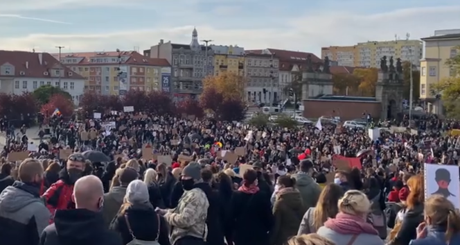 Strajk Kobiet 28 października w Szczecinie zgromadził tłumy