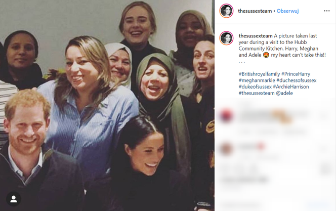 Meghan, Harry i Adele