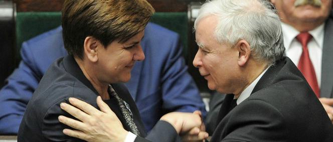 Beata Szydło, Jarosław Kaczyński,