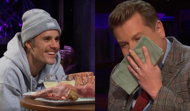 Justin Bieber i James Corden