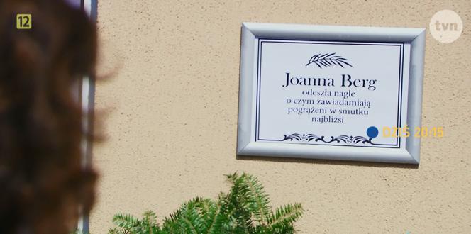 Na Wspólnej, odcinek 2991: Joanna (Anna Cieślak)