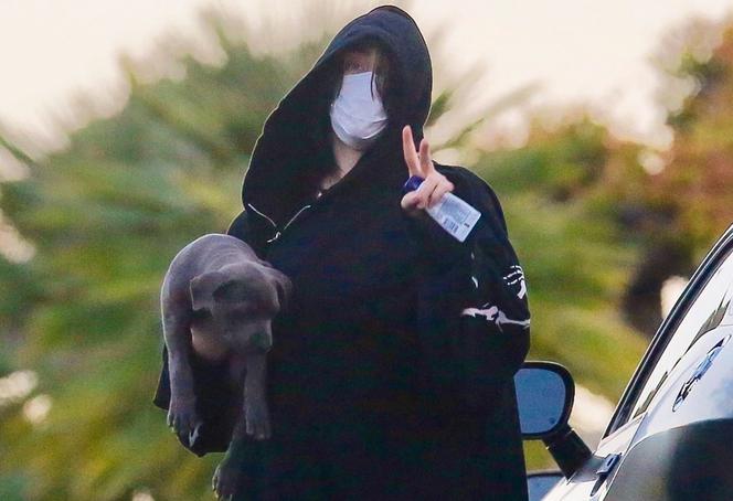 Billie Eilish z psem