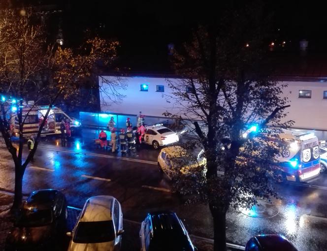 RZESZÓW: Wypadek na Dąbrowskiego, trzy osoby ranne