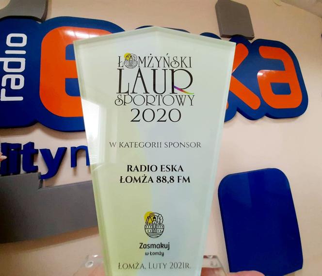 Radio Eska Łomża z Łomżyńskim Laurem Sportowym